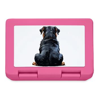 Rottweiler - Boîte à goûter - rose - Devant