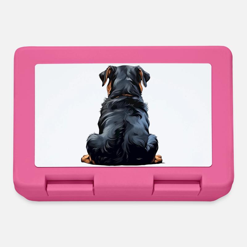 Rottweiler - Brotdose - Pink