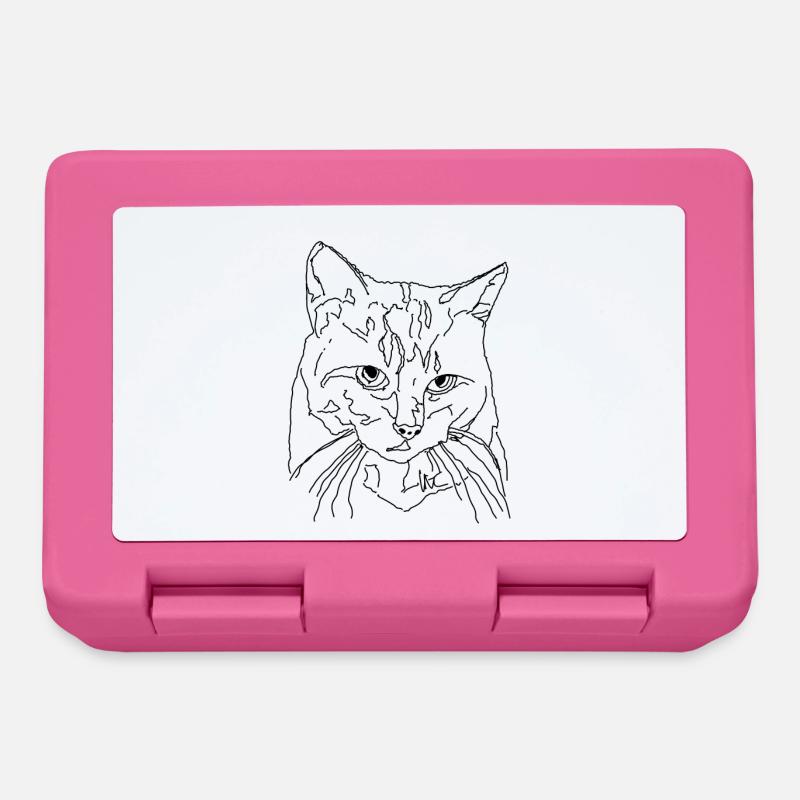 Cat - Lunchbox - pink
