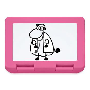 Doctor's Sheep - Lunchbox - pink - Front