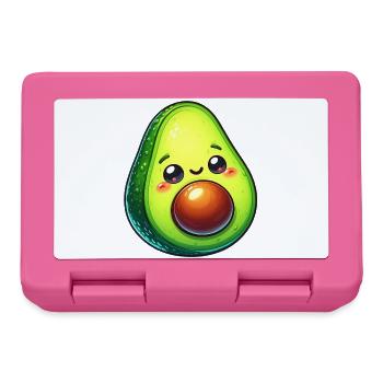 Avocat - Boîte à goûter - rose - Devant