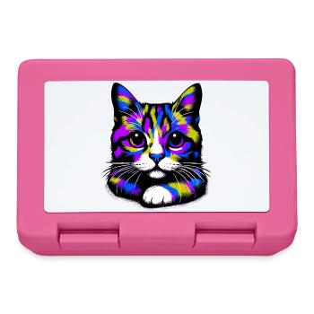 Cat - Lunchbox - pink - Front