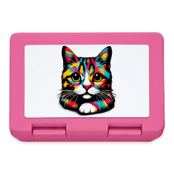 Cat - Lunchbox - pink - Front