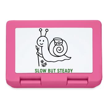 Wanderschnecke Slow but Steady - Brotdose - Pink - Vorne