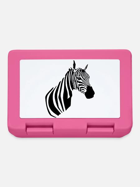 Zebra T-shirt - Brotdose - Pink