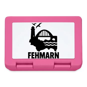 fehmarn schleswig holstein - Brotdose - Pink - Vorne