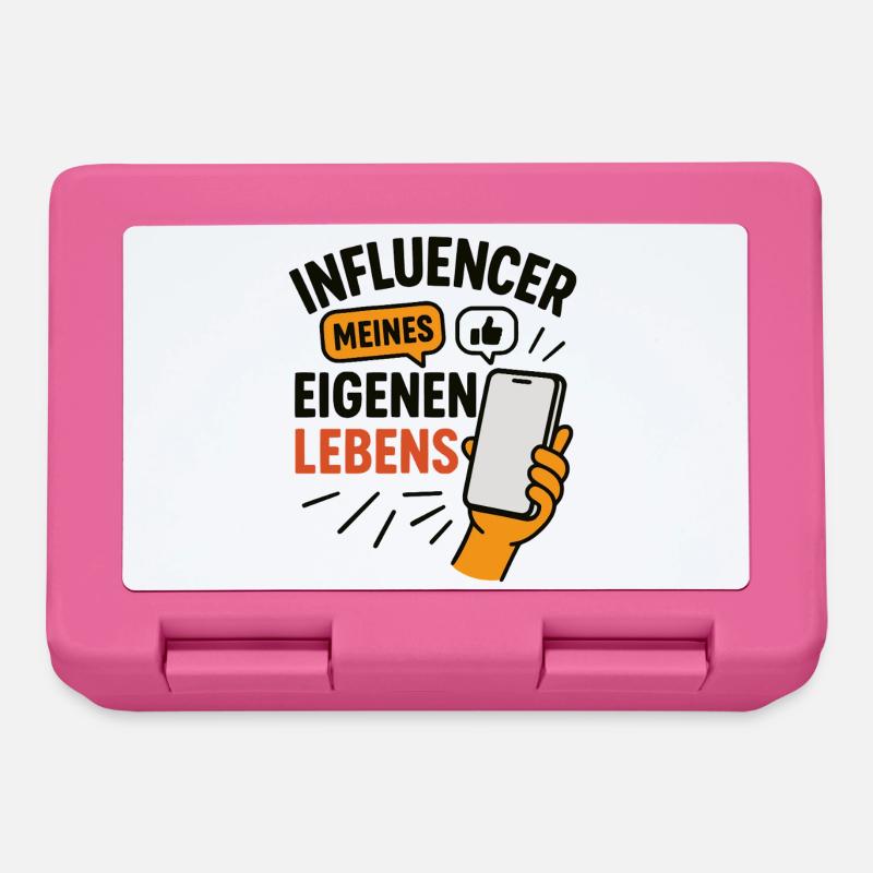 Influencer meines eigenen Lebens - Brotdose - Pink