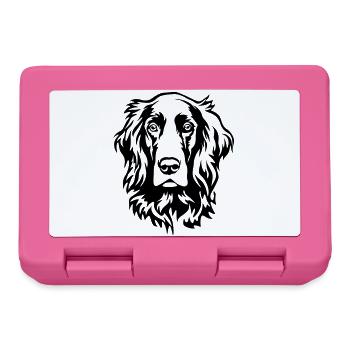 Irish Setter Kopf - Brotdose - Pink - Vorne