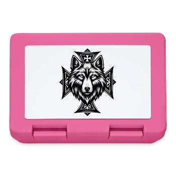 Ornement de la Croix de Tête de Loup - Boîte à goûter - rose - Devant