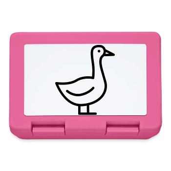 Gans - Brotdose - Pink - Vorne