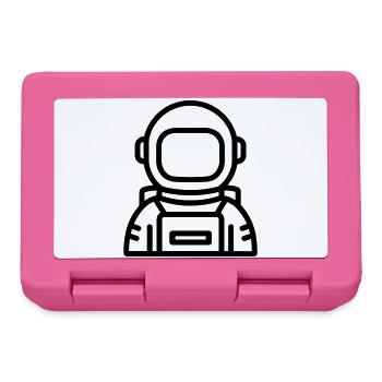 astronaut - Lunchbox - pink - Front