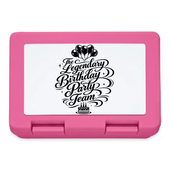 Birthday Party Team Legendary - Lunchbox - pink - Front