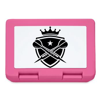 Blason de fléchettes Fléchettes - Boîte à goûter - rose - Devant