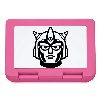 Doomforge Roboter Gesichtshelm - Brotdose - Pink - Vorne