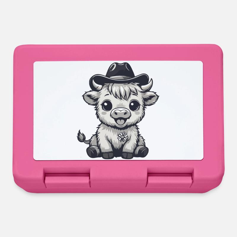 Vachette Cowboy Adorable - Boîte à goûter - rose