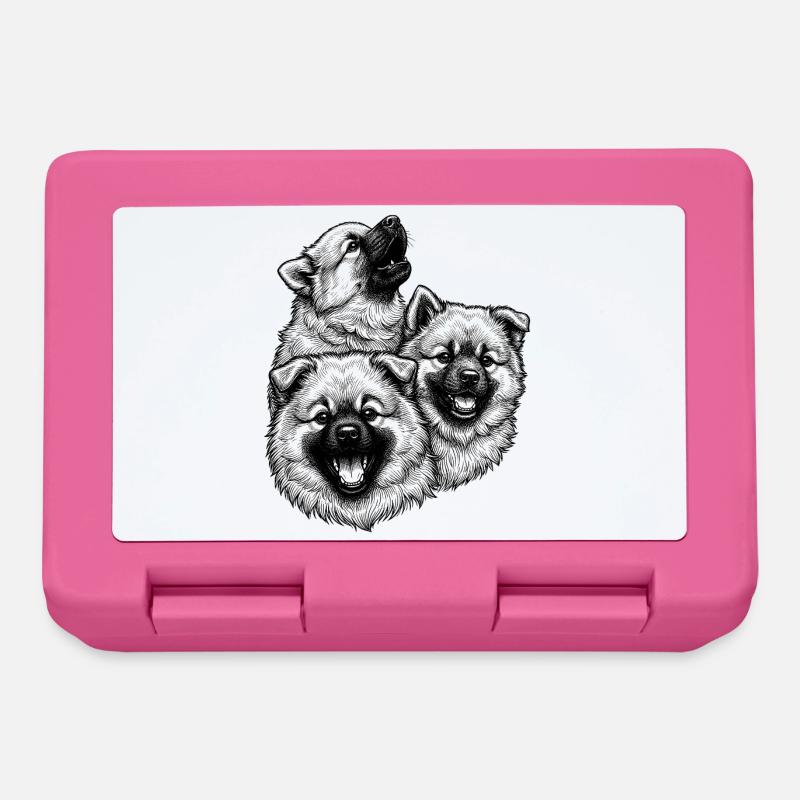 Eurasier | Fluffies - Brotdose - Pink