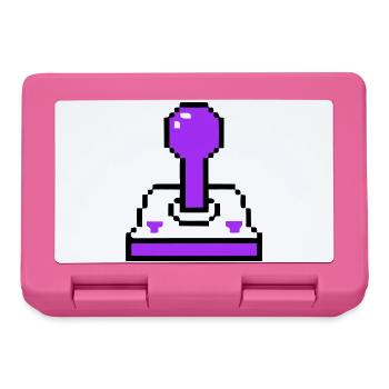 Arcade Joystick Retro Konsole - Brotdose - Pink - Vorne