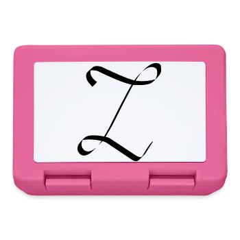 Buchstabe Z - Brotdose - Pink - Vorne