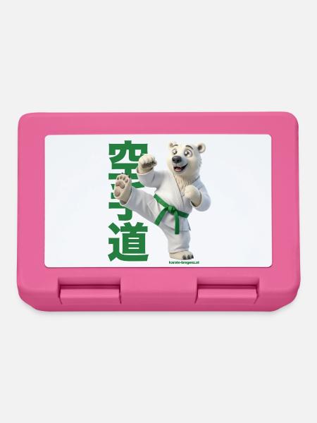 Karate Eisbär - Brotdose - Pink