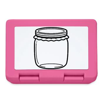 Jam Jar Gliederung - Brotdose - Pink - Vorne