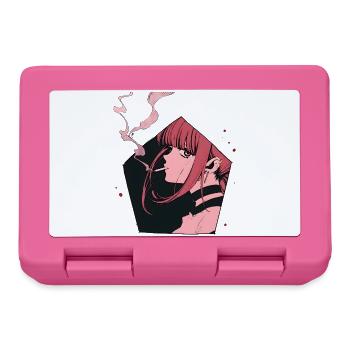 Roter Nebel Manga-Charakter Zigarette - Brotdose - Pink - Vorne