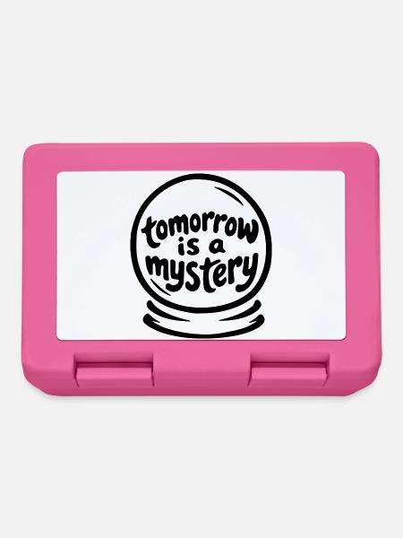 Tomorrow Is a Mystery – Inspirational Quote Art - Brotdose - Pink