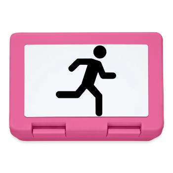 Running Man - Brotdose - Pink - Vorne