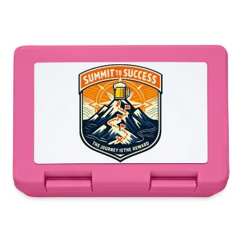 Gipfelpfad zum Erfolg - Brotdose - Pink - Vorne