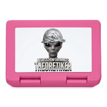 Verschwörungstheoretiker Alien - Brotdose - Pink - Vorne