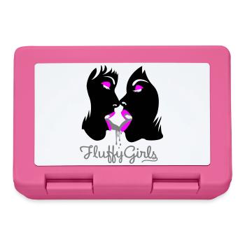 fluffy girls - Lunchbox - pink - Front