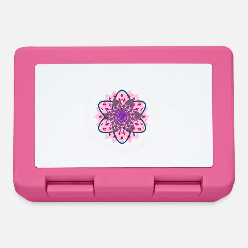 Mandala - Boîte à goûter - rose