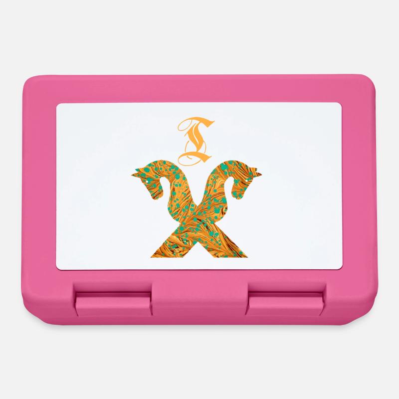 pferdegiebel e 95 t - Brotdose - Pink