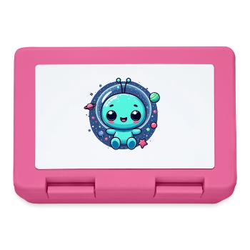 Designs For Kids – Freundliche Aliens - Brotdose - Pink - Vorne
