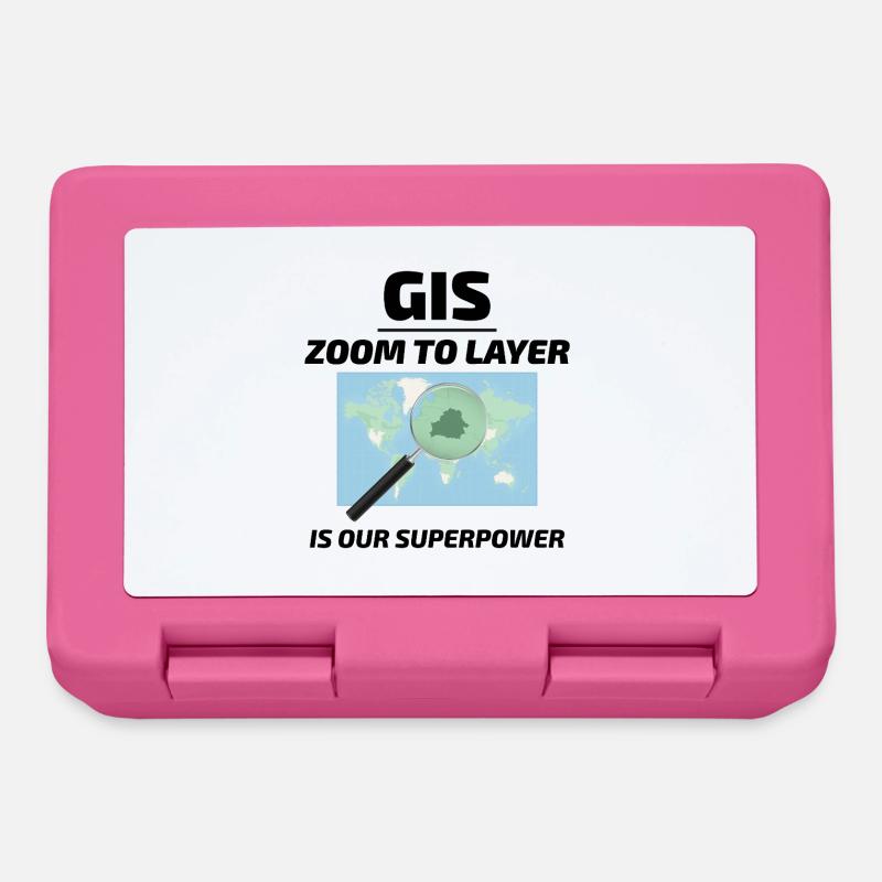 GIS Zoom to Layer Mapping Geospatial Tech - Brotdose - Pink