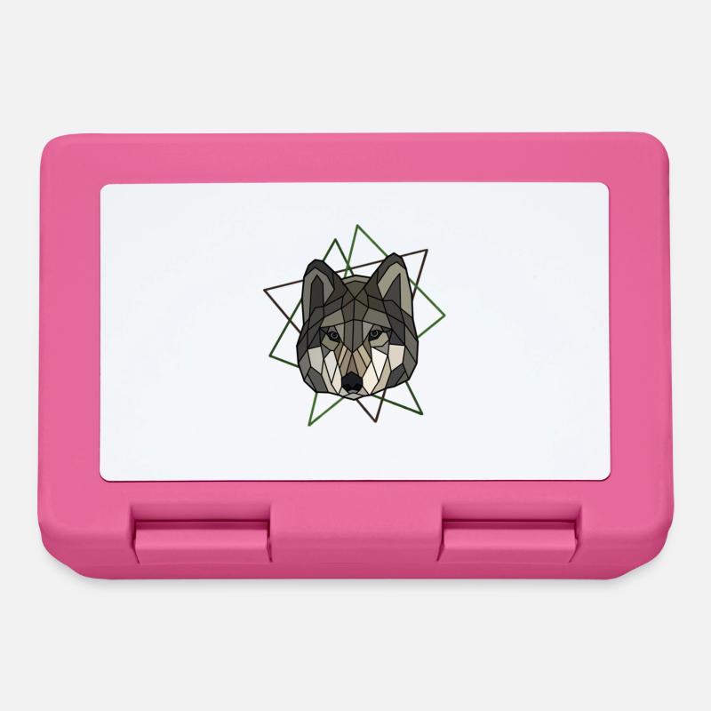 wolf - Lunchbox - pink