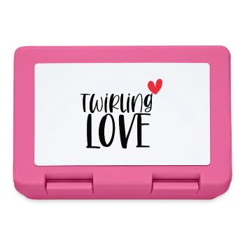 Twirling Love Rod Turning Sports Gift - Boîte à goûter - rose - Devant