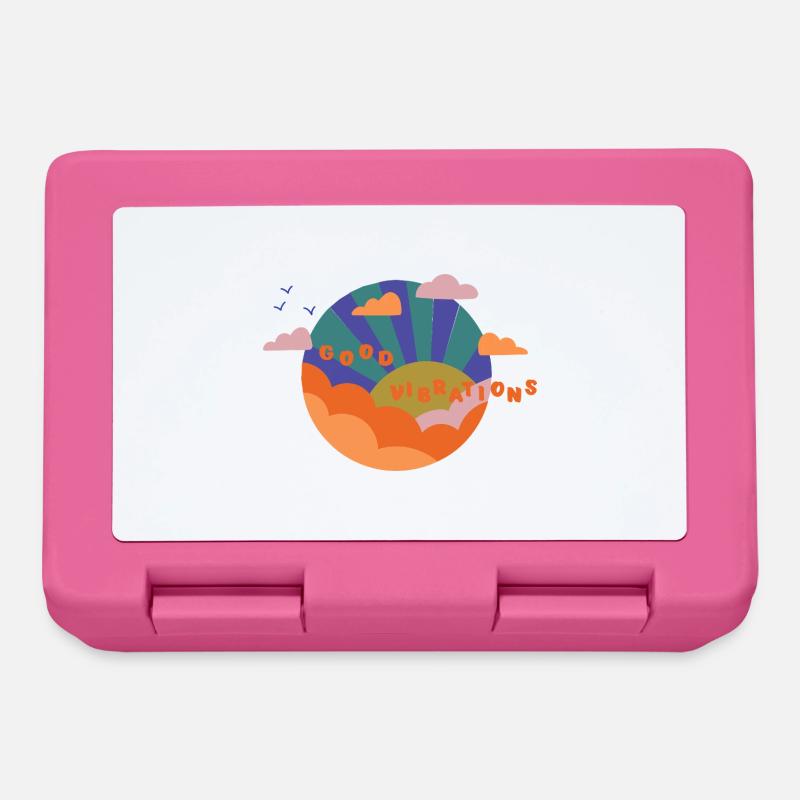 Good Vibrations - Geschenkidee - Gute Laune - Brotdose - Pink