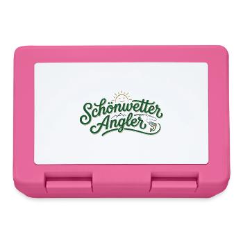 Schönwetter Angler - Brotdose - Pink - Vorne