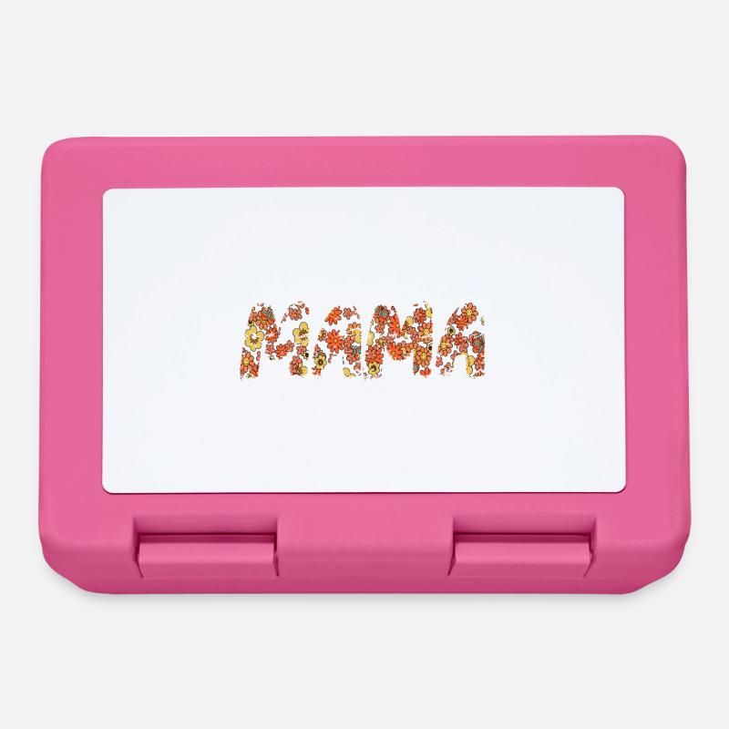 Hippie Mom Flower Power - Gift - Gift Idea - Lunchbox - pink