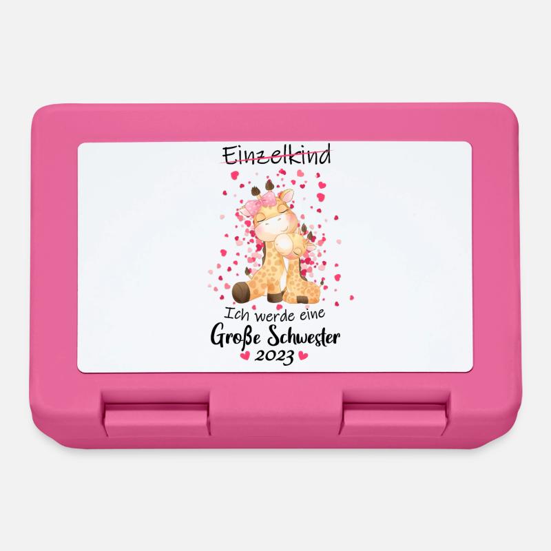 Ich Werde Eine Große Schwester 2023 - Brotdose - Pink