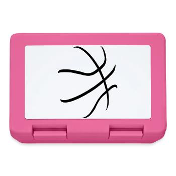 basketball - Brotdose - Pink - Vorne
