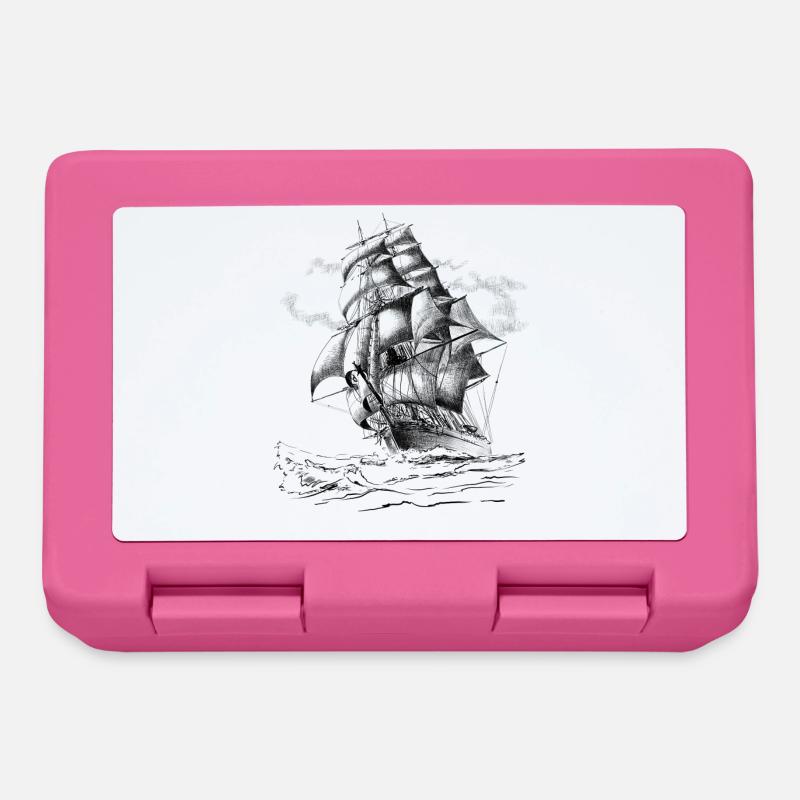 sailing ship - Boîte à goûter - rose