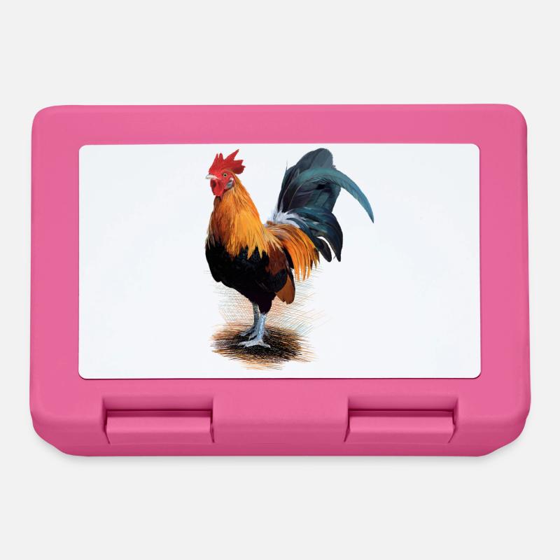 Huhn - Brotdose - Pink