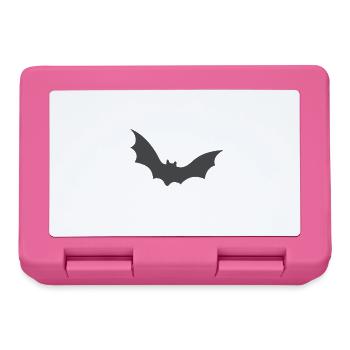 Fledermaus, Halloween, Robin, Grusel - Brotdose - Pink - Vorne