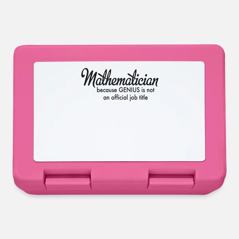 Mathematik - Brotdose - Pink