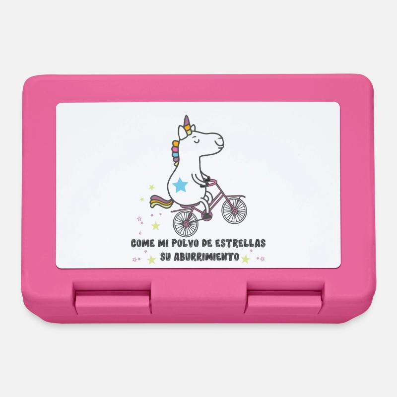 spanish unicorn - Brotdose - Pink