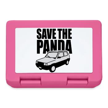 Save the panda - Lunchbox - pink - Front