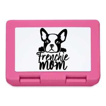 Frenchie maman de bouledogue français - Boîte à goûter - rose - Devant