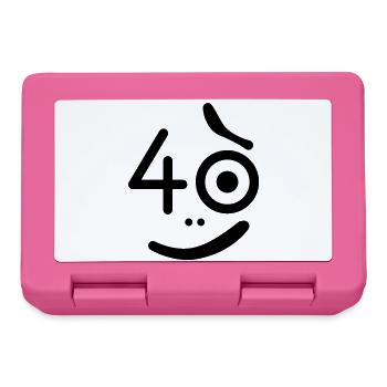 40 années - Alors quoi? - Boîte à goûter - rose - Devant