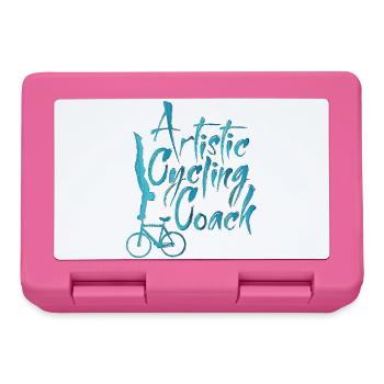 Cyclisme artistique, cyclisme artistique, cyclisme en salle, entraîneur - Boîte à goûter - rose - Devant